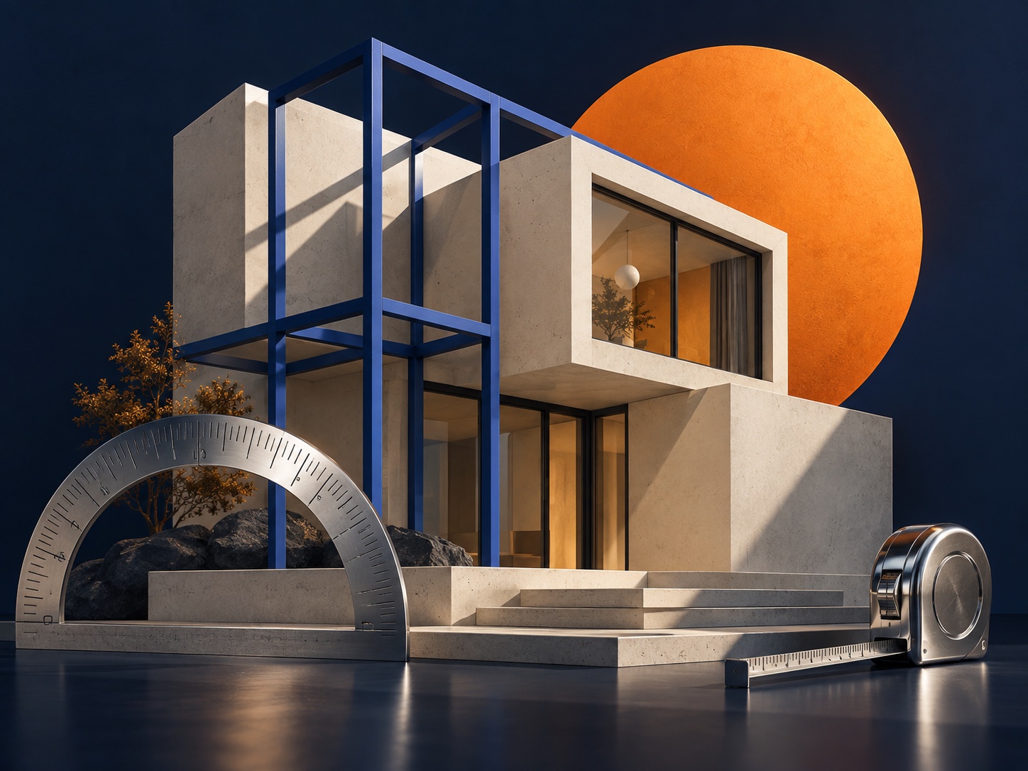 Original illustrative 3D artwork inspired by Home Inspection Tbay
