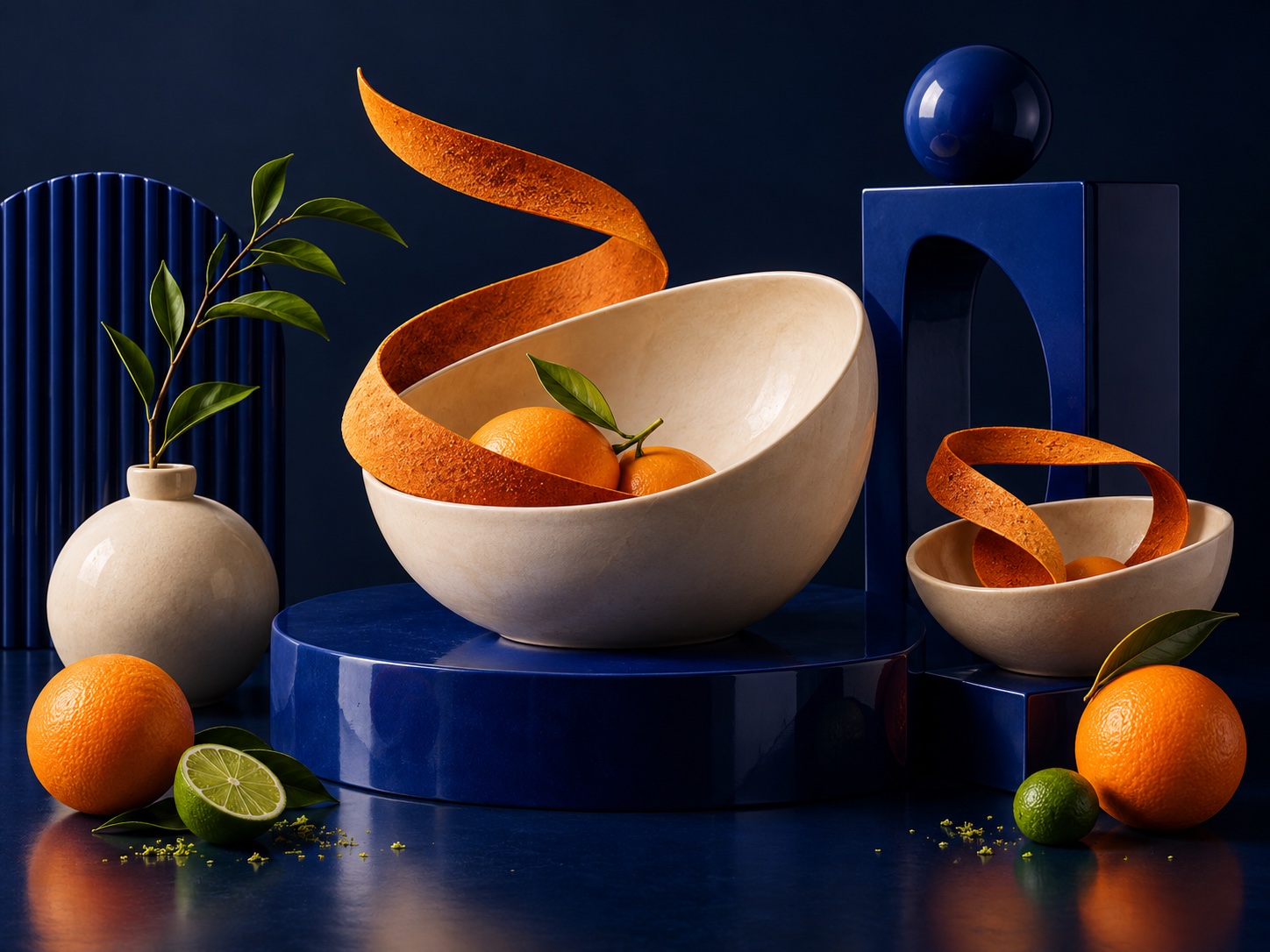 Original illustrative 3D artwork inspired by Rice & Spice